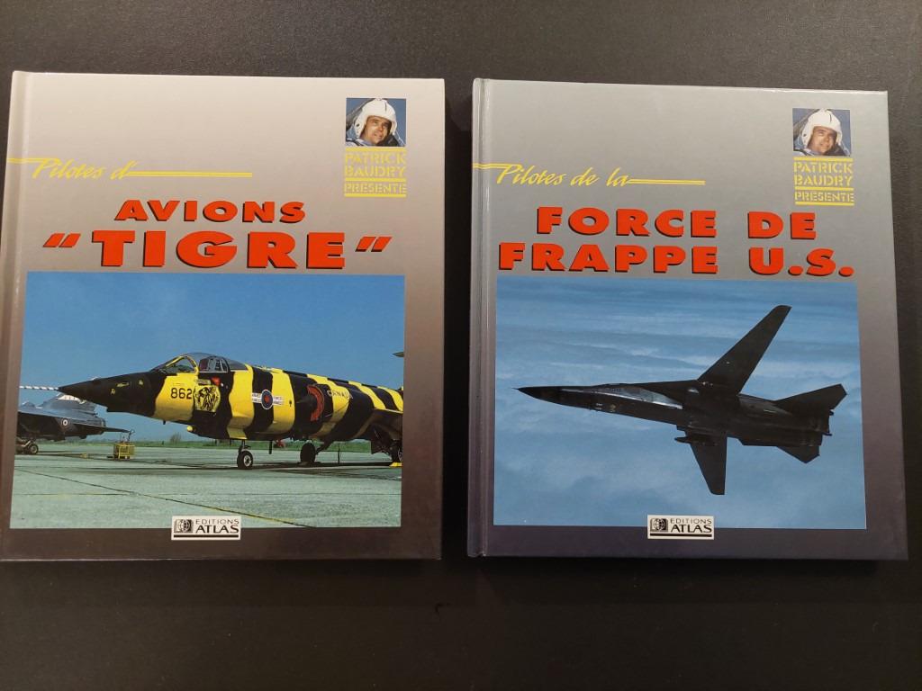 2 livres cartonnés : pilotes de TIGRE / force de frappe US, Ophalen of Verzenden, Zo goed als nieuw