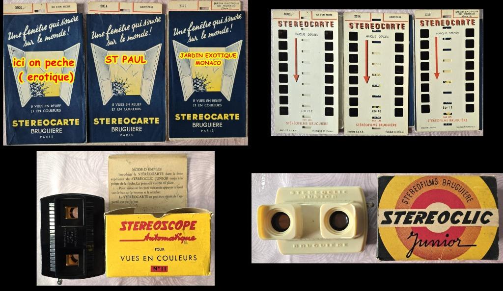 1955-STEREOSCOOP - 3 KAARTEN met doos, 1 speler, Verzenden, Zo goed als nieuw, Vanaf 18 jaar