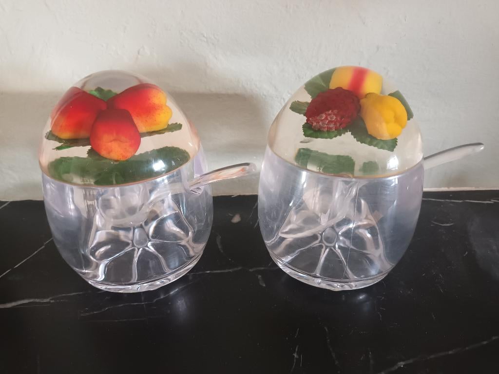 Vintage confituurpotjes, Antiquités & Art, Curiosités & Brocante, Enlèvement ou Envoi