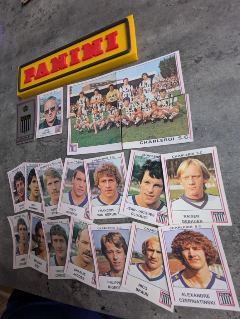 PANINI FOOTBALL 80 SP CHARLEROI 20 AUTOCOLLANTS 1980, Envoi