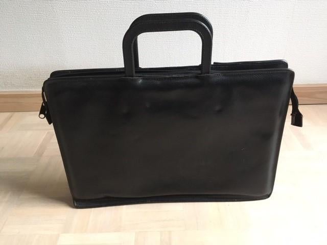 Lederen laptoptas, Computers en Software, Laptoptassen, Ophalen, Zo goed als nieuw, Aktetas