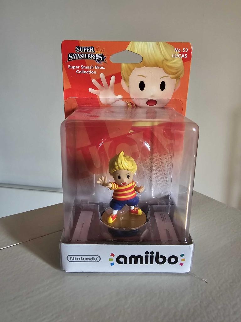 Amiibo Lucas No. 53 - Super Smash Bros - New & Sealed, Ophalen of Verzenden, Nieuw