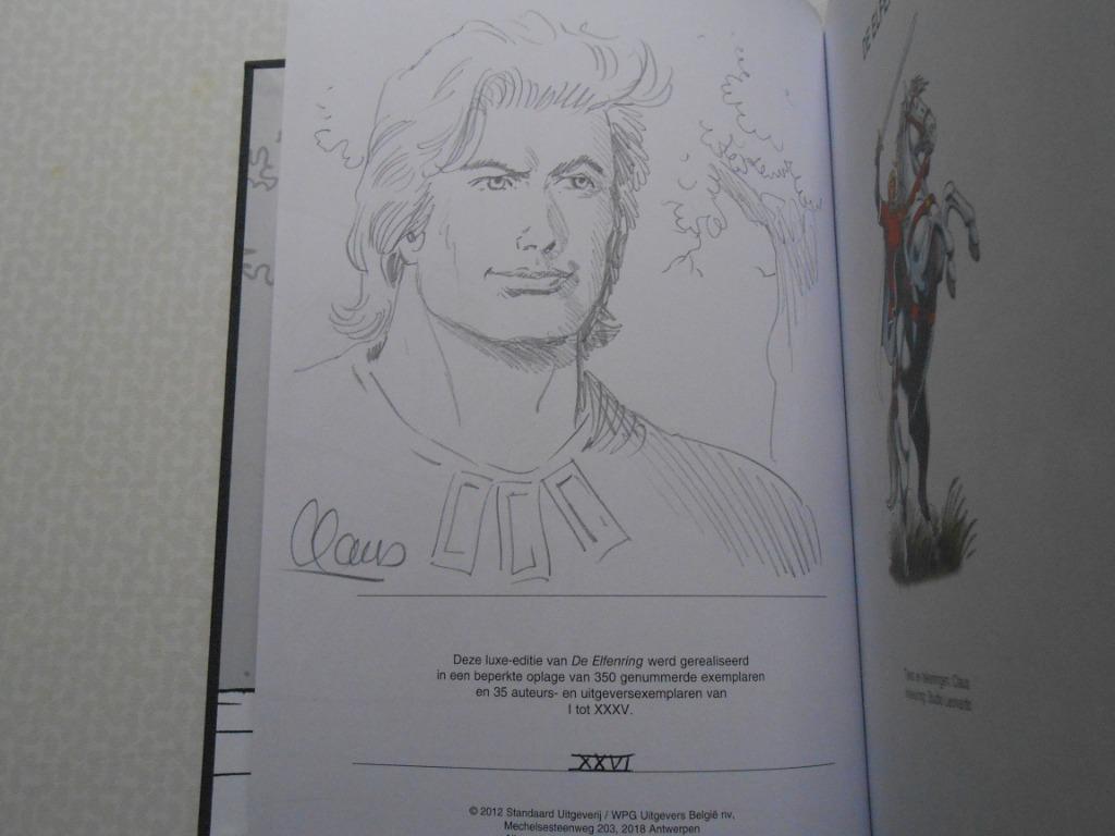 de rode ridder 234 de elfenring 1ste dr HC 2012. 35 exp, Willy Vandersteen, Eén stripboek, Nieuw, Ophalen of Verzenden