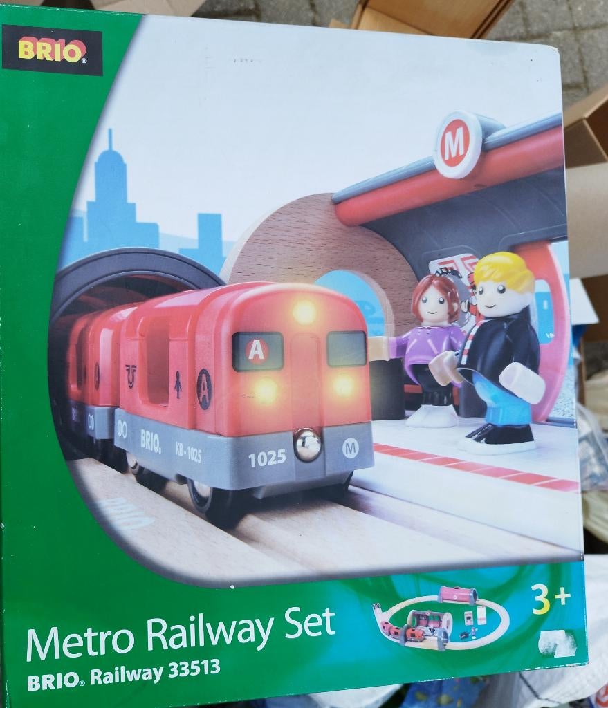 Circuit train Brio original, Enlèvement ou Envoi, Comme neuf, Manuelle, Circuit