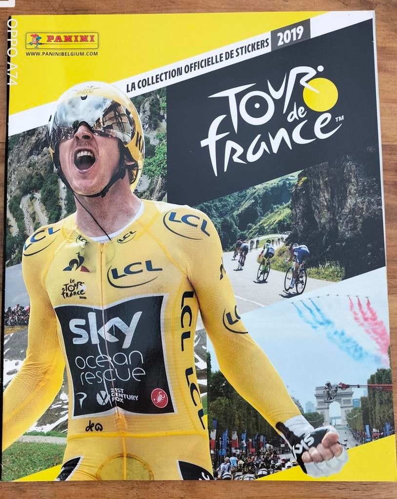 7 albums vides Tour de France Panini, Collections, Envoi