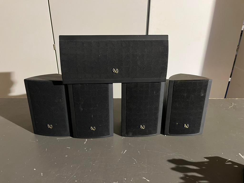 Infinity minuette set 5.1, Audio, Tv en Foto, Luidsprekerboxen, Overige merken, Gebruikt, Ophalen of Verzenden, Complete surroundset