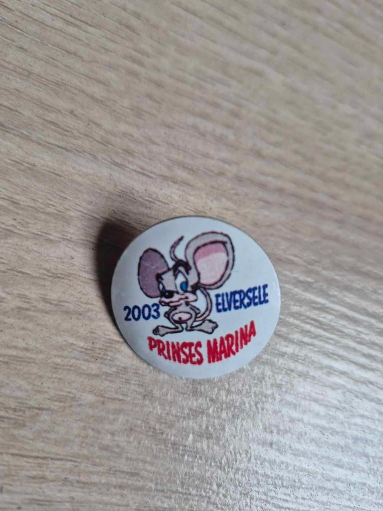 Carnaval pin Elversele Prinses Marina 2003, Ophalen of Verzenden