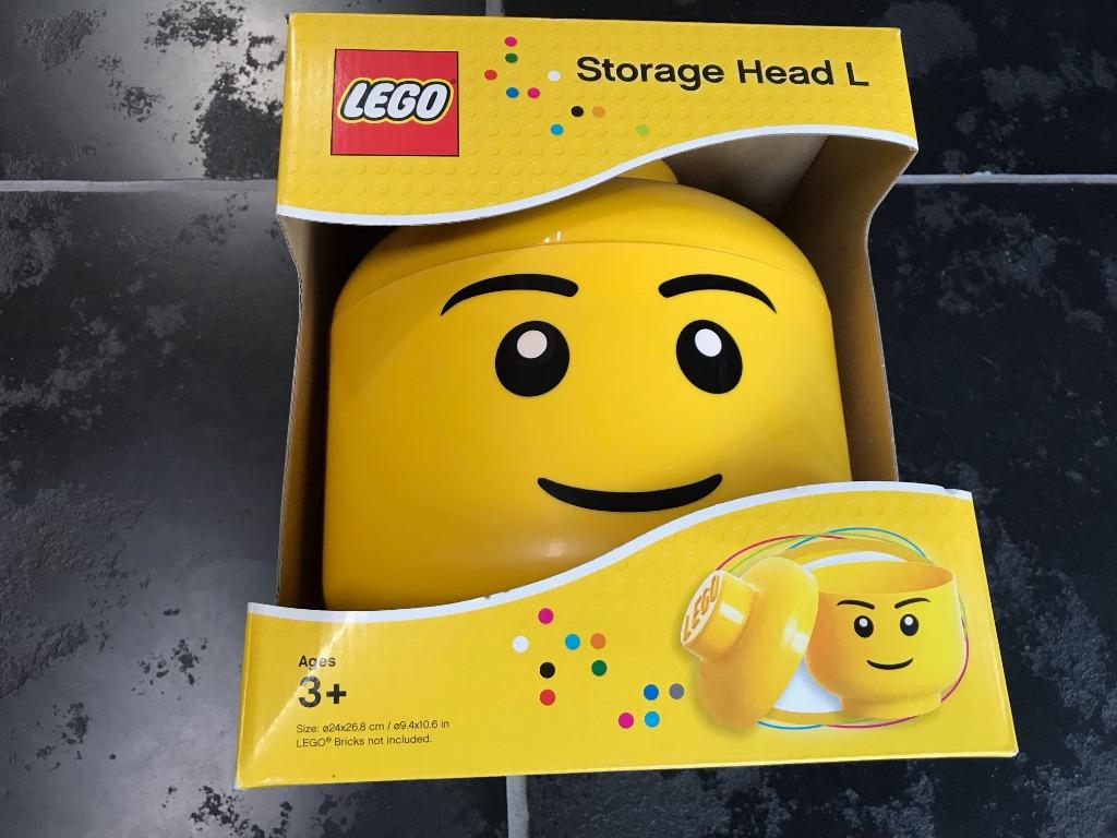Lego opbergbox hoofd Large NIEUW, Ophalen of Verzenden, Nieuw, Lego