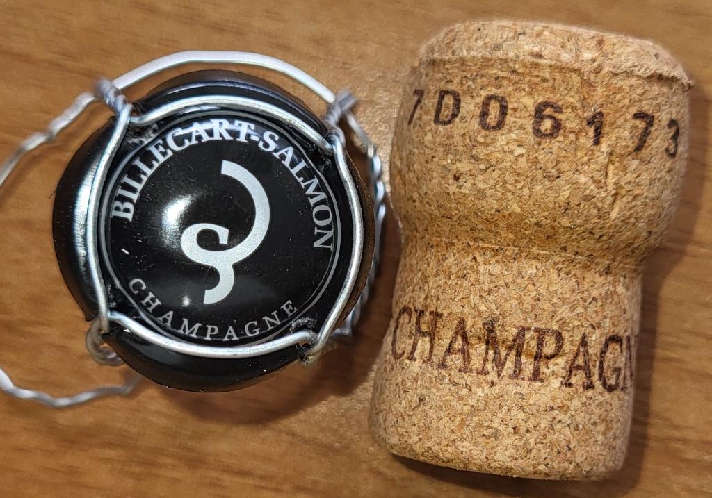Capsule&bouchon Champagne BILLECART-SALMON noir&argent nr.52, Verzamelen, Ophalen of Verzenden, Nieuw, Frankrijk, Champagne