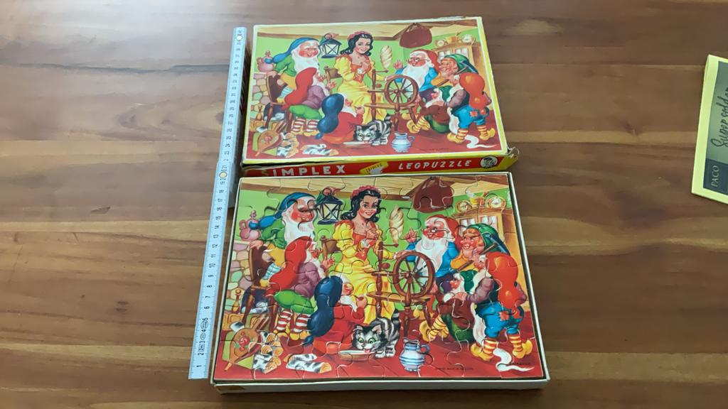 HOUTEN kinderpuzzel - Sneeuwwitje - JIG-SAW PUZZEL - 6-8 JR, Kinderen en Baby's, Ophalen of Verzenden