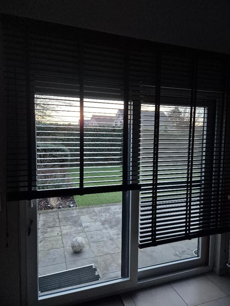 horizontale lamellen, Huis en Inrichting, Stoffering | Gordijnen en Lamellen, Ophalen, 100 tot 150 cm, 200 cm of meer, Zwart