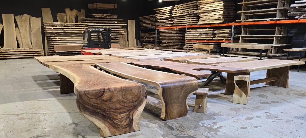 bureel, vergadertafel, tafel ,  sta-tafel , op maat, Nieuw, Ophalen of Verzenden, Info@boomstamtafel.net, Boomstamtafel