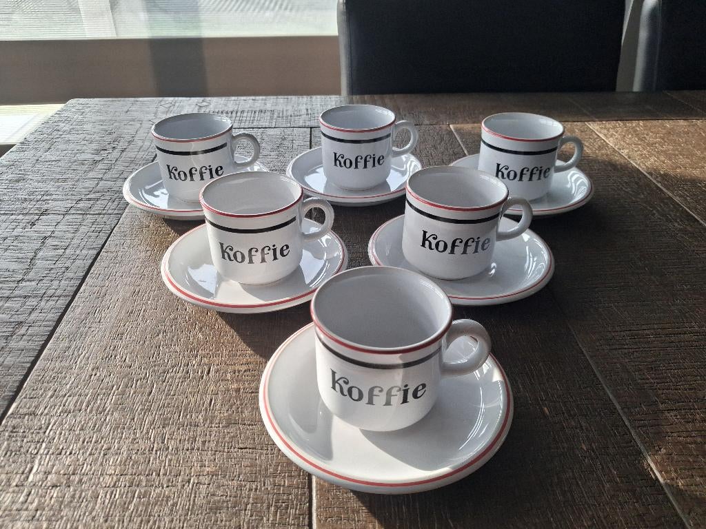 vintage retro , koffietassen set., Ophalen of Verzenden, Huis en Inrichting