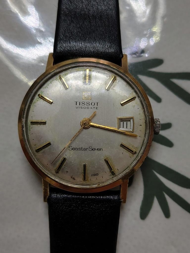 Montre homme automatique Tissot plaqué or, Enlèvement, Or, Tissot