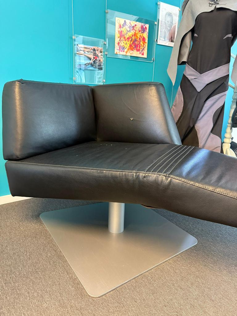 2 relaxzetels (verstelbaar), Enlèvement, Utilisé, Cuir