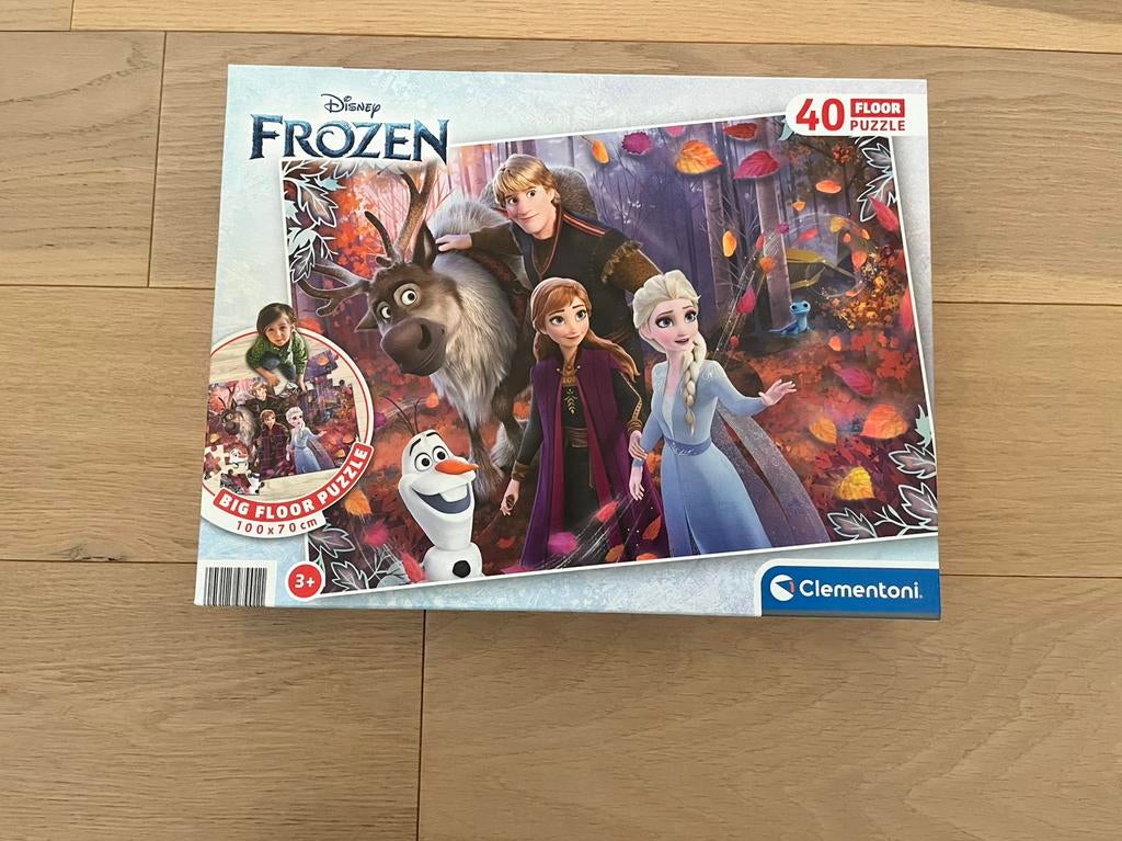 Vloerpuzzel 100 x 70 cm van thema Frozen, merk Clementoni, Ophalen, Nieuw