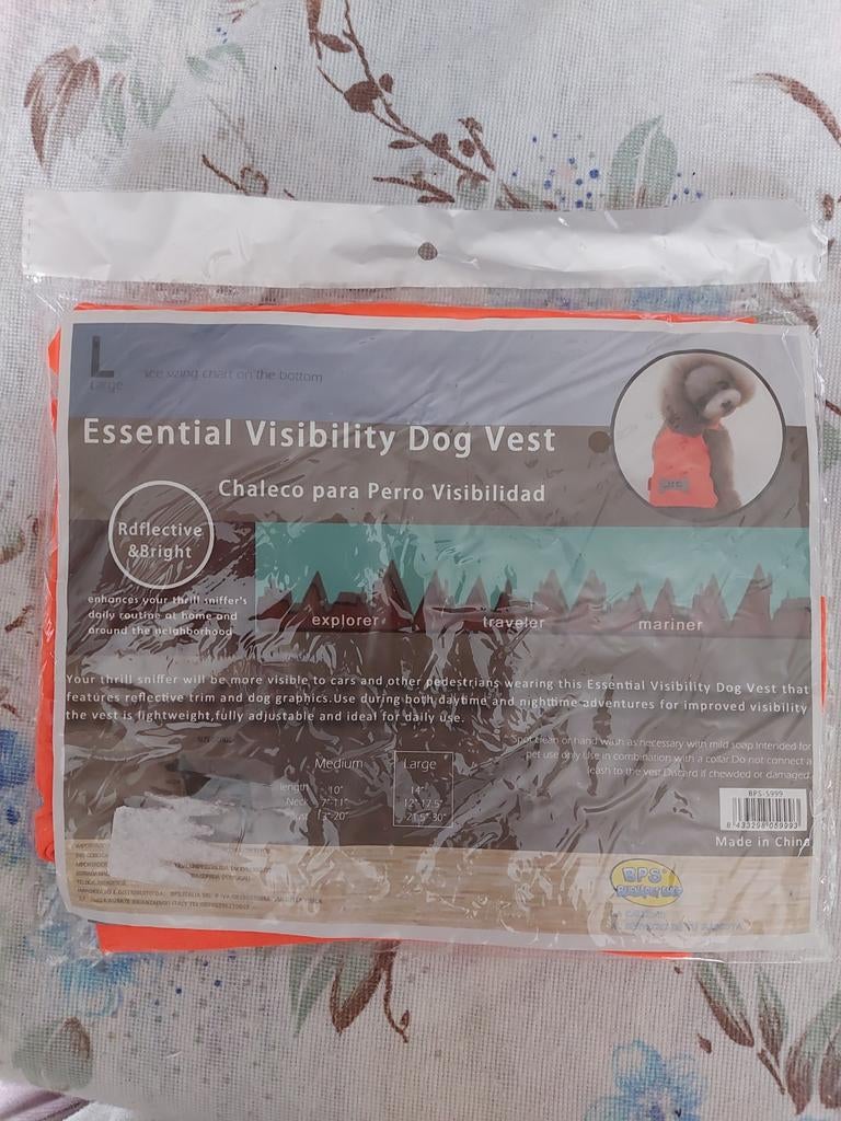 Gilet réfléchissant chien L, Animaux & Accessoires, Enlèvement ou Envoi