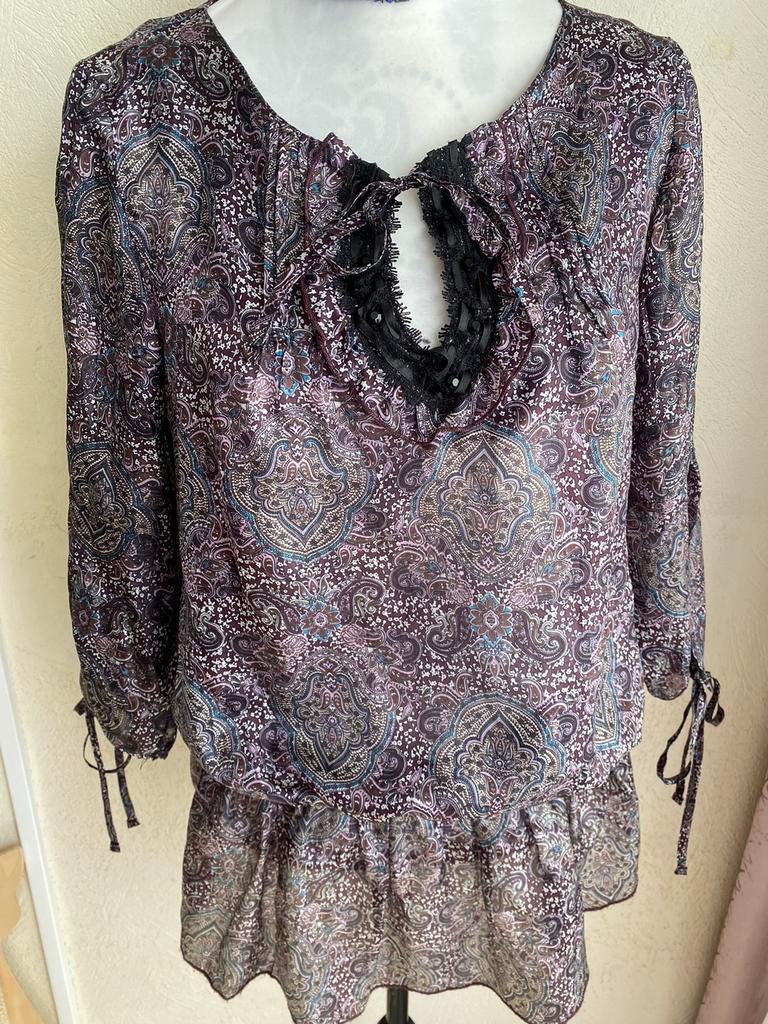 Morgan de Toi blouse met pailletten/kant maat M gelezen, Kleding | Dames, Blouses en Tunieken