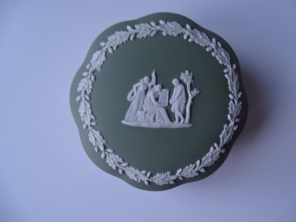 Bonbonnière ronde de style Wedgwood - état neuf, Enlèvement ou Envoi, Comme neuf