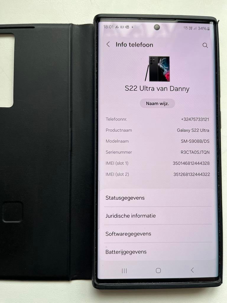 Samsung S22 Ultra 512 Go, Télécoms, Téléphonie mobile | Samsung, Enlèvement ou Envoi, Galaxy S22, Noir, 512 GB
