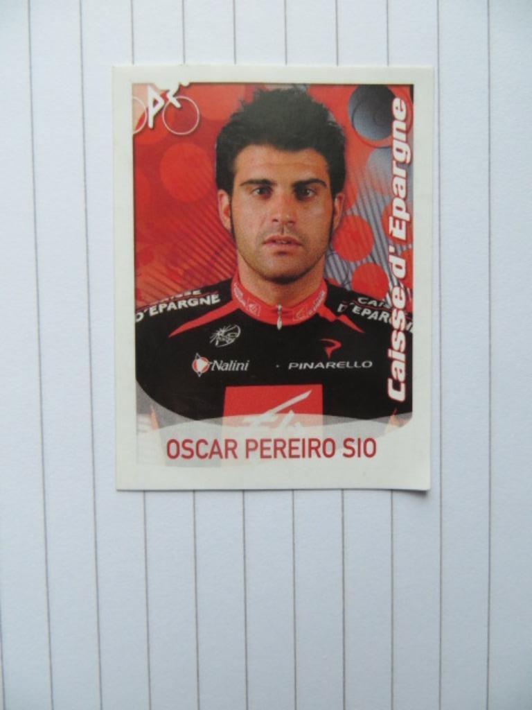 Sticker Sprint 09 - Oscar Pereiro Sio - Panini - wielrennen, Verzamelen, Ophalen of Verzenden, Nieuw, Sport