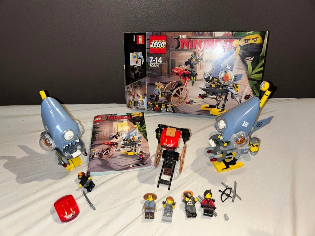 Lego Ninjago movie 70629 piranha attack, Ophalen of Verzenden, Gebruikt, Complete set, Lego