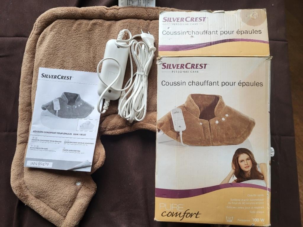 SILVERCREST verwarmingskussen voor nek en schouders, Elektronische apparatuur, Persoonlijke Verzorgingsapparatuur, Gebruikt, Overige typen