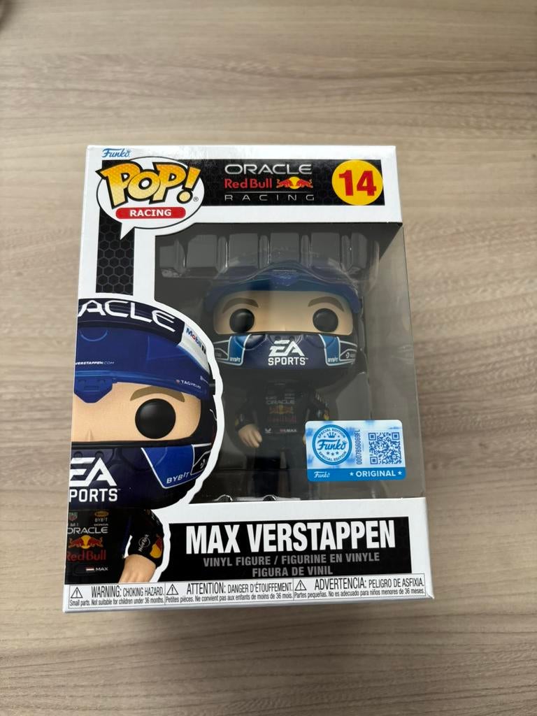Max Verstappen 14 Funko Pop Oracle Red Bull Racing ÉtatsUnis, Collections, Enlèvement ou Envoi, Comme neuf