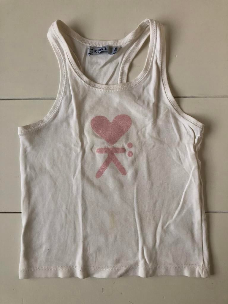 débardeur Okaidi 6 mm 116, Autres types, Utilisé, Fille, Okaïdi