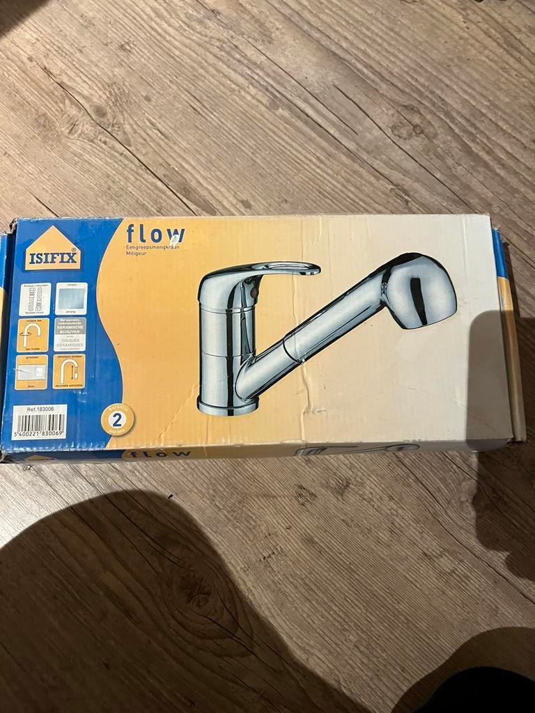 Keuken mengkraan met flexibel kop, Ophalen, Zo goed als nieuw, Wastafel