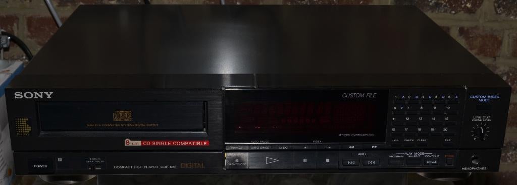 Sony CDP-950 CD-spelers, Enlèvement, Sony
