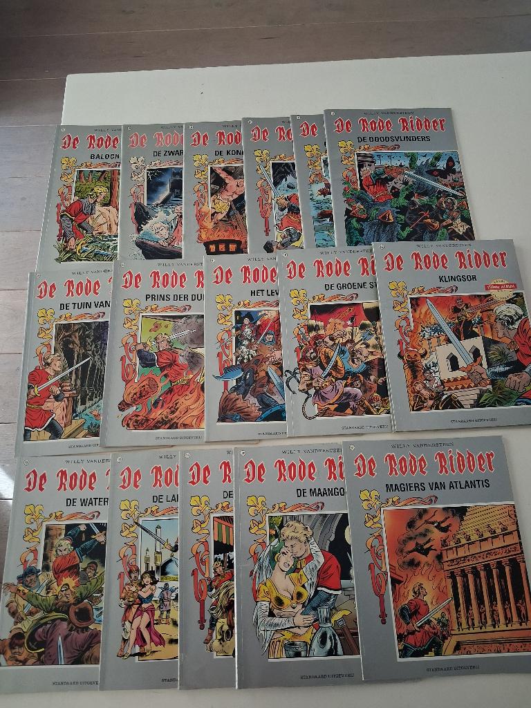 reeks strips De Rode Ridder ( kleur)  : meeste 1ste druk, Ophalen of Verzenden