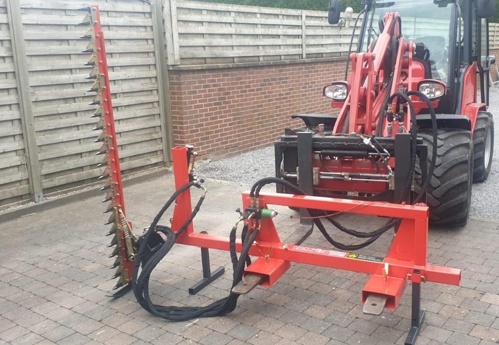 Hydraulische heggenschaar voor tractor-heftruck-frontlader, Enlèvement, Cultures, Agricole