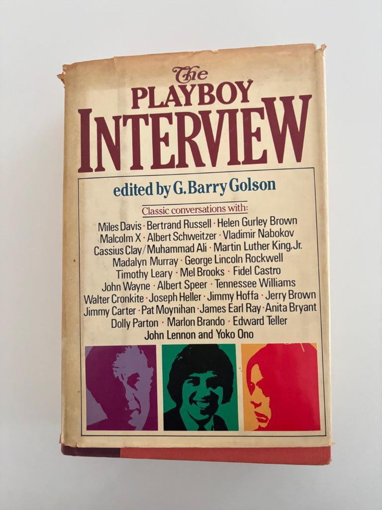 G. Barry Golson The Playboy Interview première édition 1981, Livres, Golson, Utilisé, Personnages, Enlèvement ou Envoi