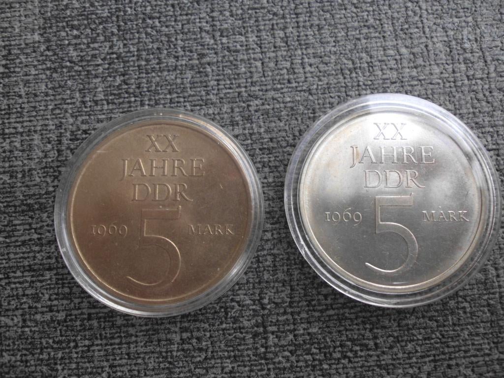 zeer zeldzame 5 Mark 1969A in 25%nikkel - 75%koper, Verzenden, Duitsland, Losse munt