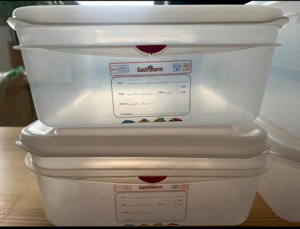 6 boîtes de conservation horeca cuisine, Enlèvement