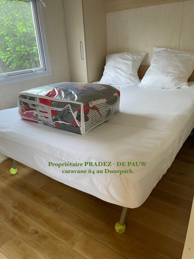 Location caravane résidentielle au Dunepark, Lit enfant, Mer, Autres