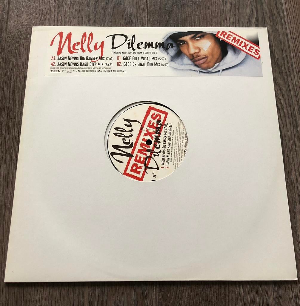 Nelly ft Kelly Rowland - Dilemma (remixes maxi vinyl), Ophalen of Verzenden, 2000 tot heden, Zo goed als nieuw, 12 inch