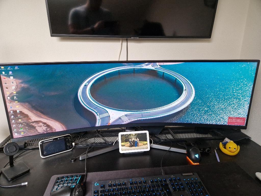 Samsung C49RG90 - 49 inch monitor, Computers en Software, Monitoren, 3 tot 5 ms, 101 t/m 150 Hz, Hoofdtelefoonaansluiting, VA