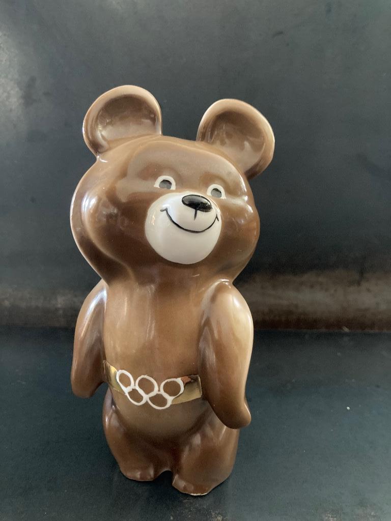 Mascotte Micha Jeux Olympiques Moscou 1980, Antiquités & Art, Curiosités & Brocante, Enlèvement ou Envoi