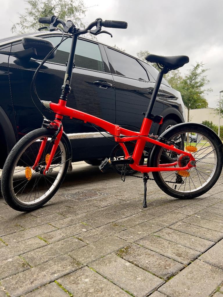 Vouw fiets Oxylane 500, Fietsen en Brommers, Versnellingen, Zo goed als nieuw, Dames, Deels opvouwbaar