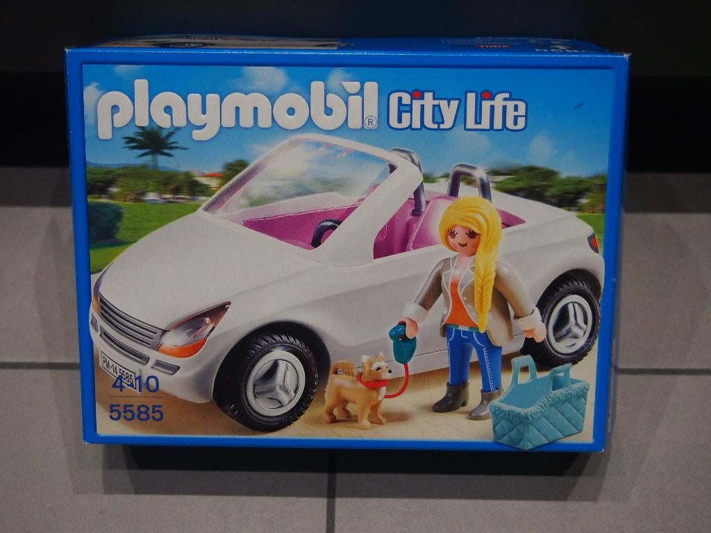 Playmobil set 5585 Cabrio in nieuwstaat, Ophalen, Zo goed als nieuw, Complete set