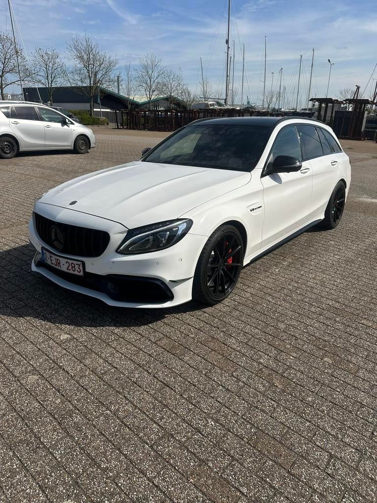 Mercedes AMG c63s lichte vracht, Auto's, Alcantara, Particulier, Apple Carplay, Te koop