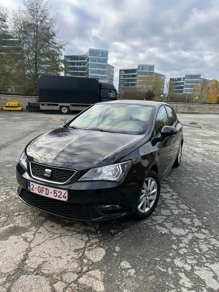 Seat Ibiza 2015 (benzine), Auto's, Seat, Voorwielaandrijving, Euro 5, Zwart, Leder