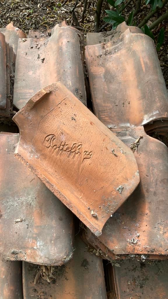 Dakpan rustiek rood Pottelberg boomse, Doe-het-zelf en Bouw, Dakpannen en Dakbedekking, Ophalen, Gebruikt, Rood, Dakpannen