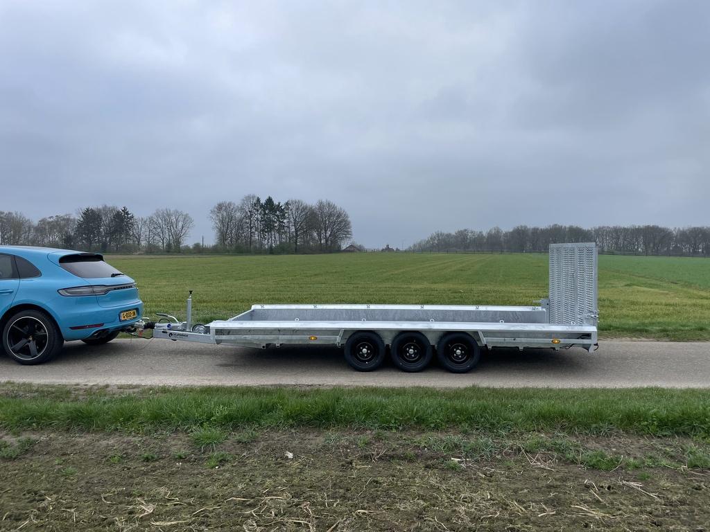 Vlemmix machinetransporter 480 x 180 3 asser NIEUW, Nieuw