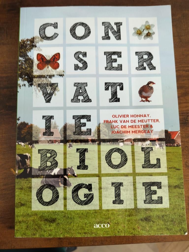 Frank Van de Meutter - Conservatiebiologie, Ophalen of Verzenden, Frank Van de Meutter; Joachim Mergeay; Olivier Honnay; Luc De...