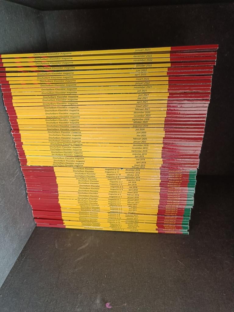 Onschatbare Klassieker tijdschriften, Ophalen