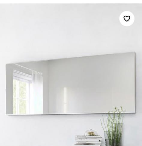 Grand mirroir Ikea Hovet, Utilisé, Rectangulaire, 75 à 100 cm, 150 à 200 cm
