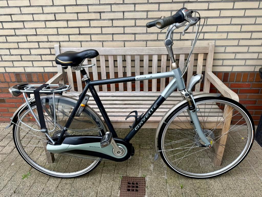 Gazelle Saphir Goldline heren 57cm origineel en als nieuw!, Fietsen en Brommers, Ophalen, Zo goed als nieuw, Gazelle